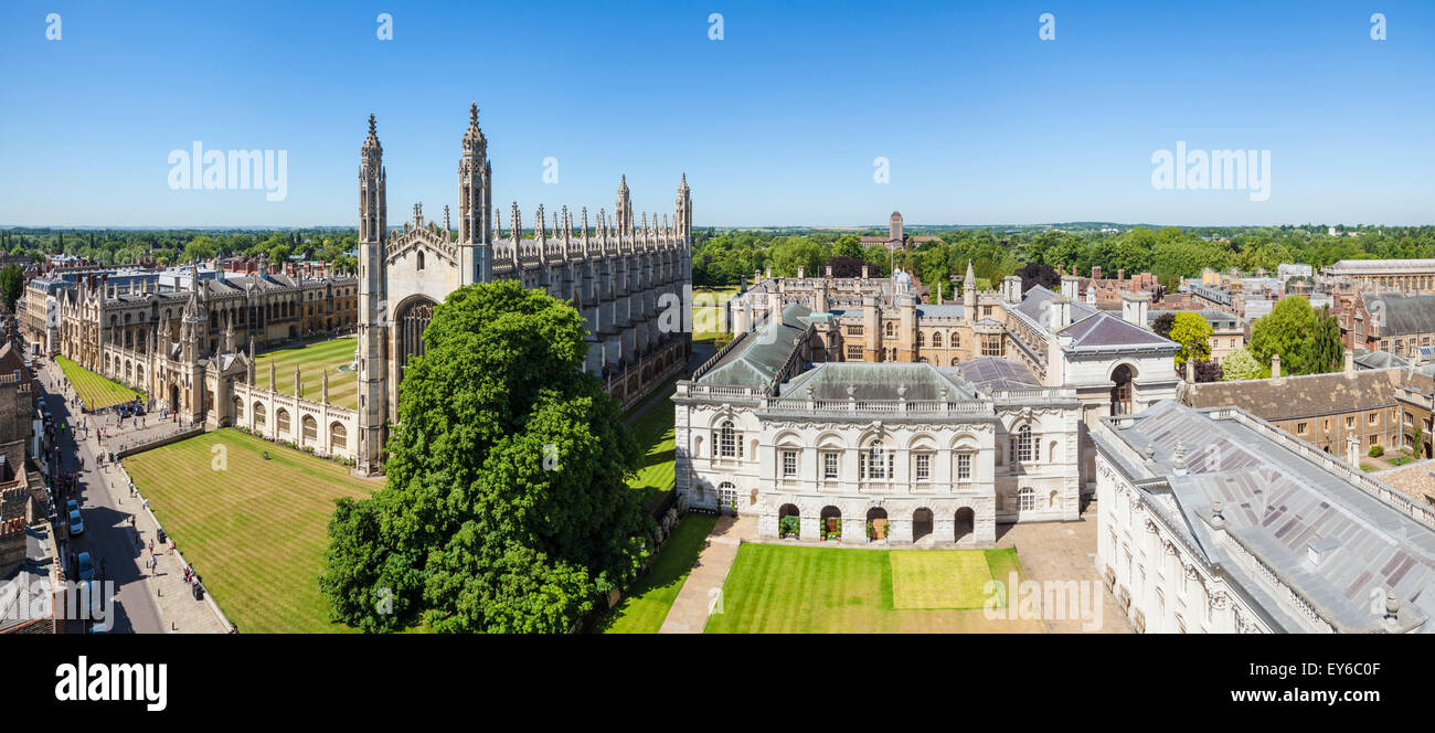 Kings College Chapel und Universität Cambridge Skyline Cambridgeshire England UK GB EU Europa Stockfoto