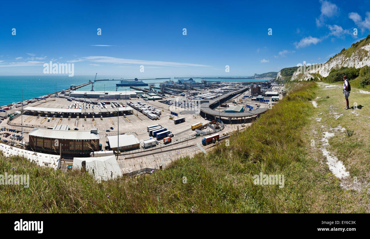 Hafen von Dover. Stockfoto