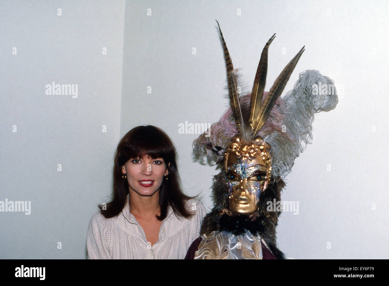 Deutsche Fictitious character Iris Berben, Deutschland 1970er Jahre. Die deutsche Schauspielerin Iris Berben, Deutschland 1970. 24 x 36 Dia 83 Stockfoto