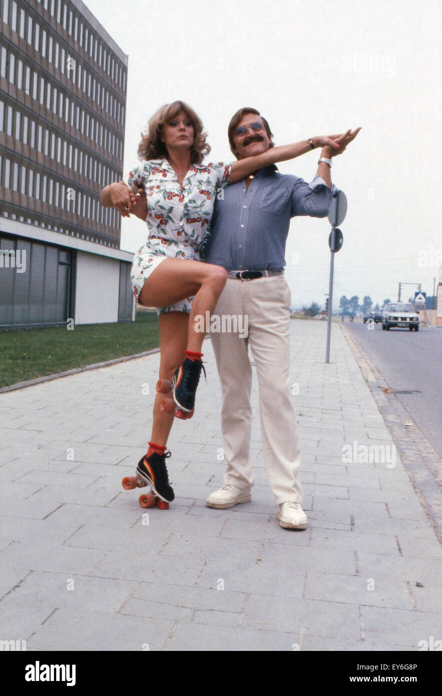 Deutsche Fictitious character Christiane Rücker mit dem Musiker Jochen ...