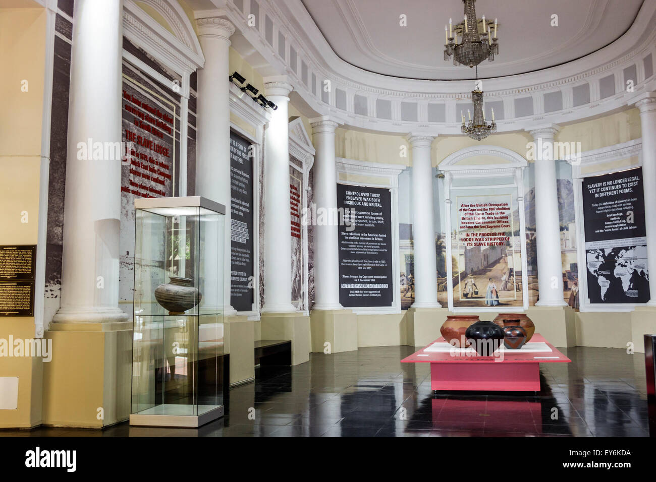 Kapstadt Südafrika,Stadtzentrum,Zentrum,Garten der Firma,Adderley Street,Adderley Slave Lodge,innen,Ausstellungsausstellung Muse Stockfoto