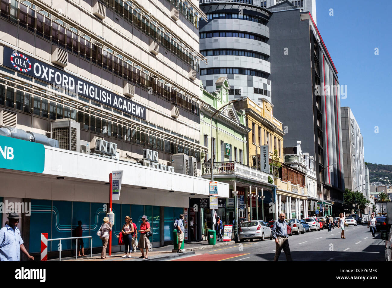 Kapstadt Südafrika, Stadtzentrum, Zentrum, Long Street, Gebäude, Skyline der Stadt, SAfri150309125 Stockfoto