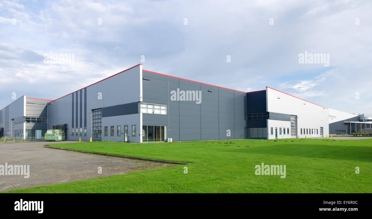 große industrielle Lager in den Niederlanden Stockfoto