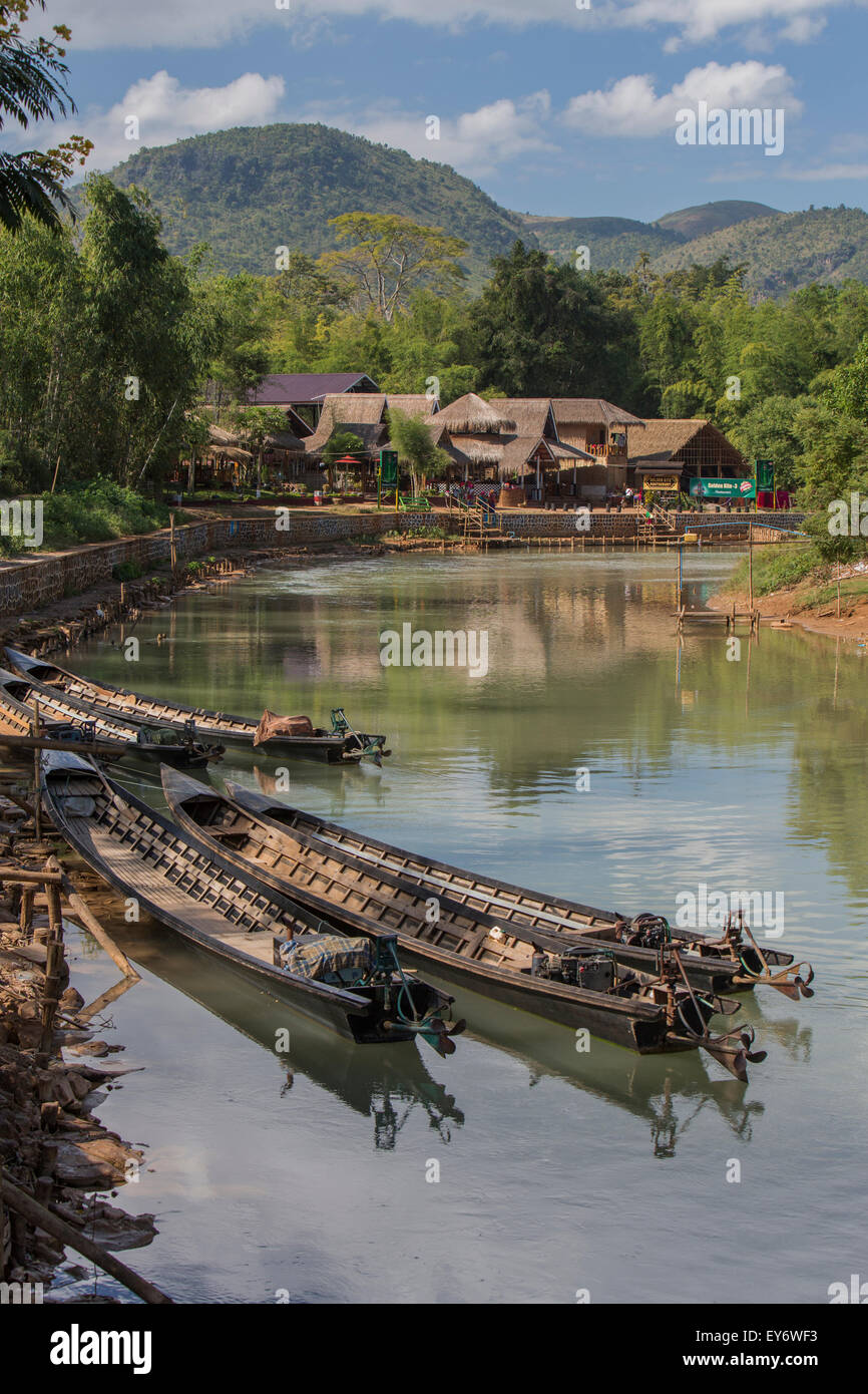 Bergwald am Inle-See, Myanmar Stockfoto