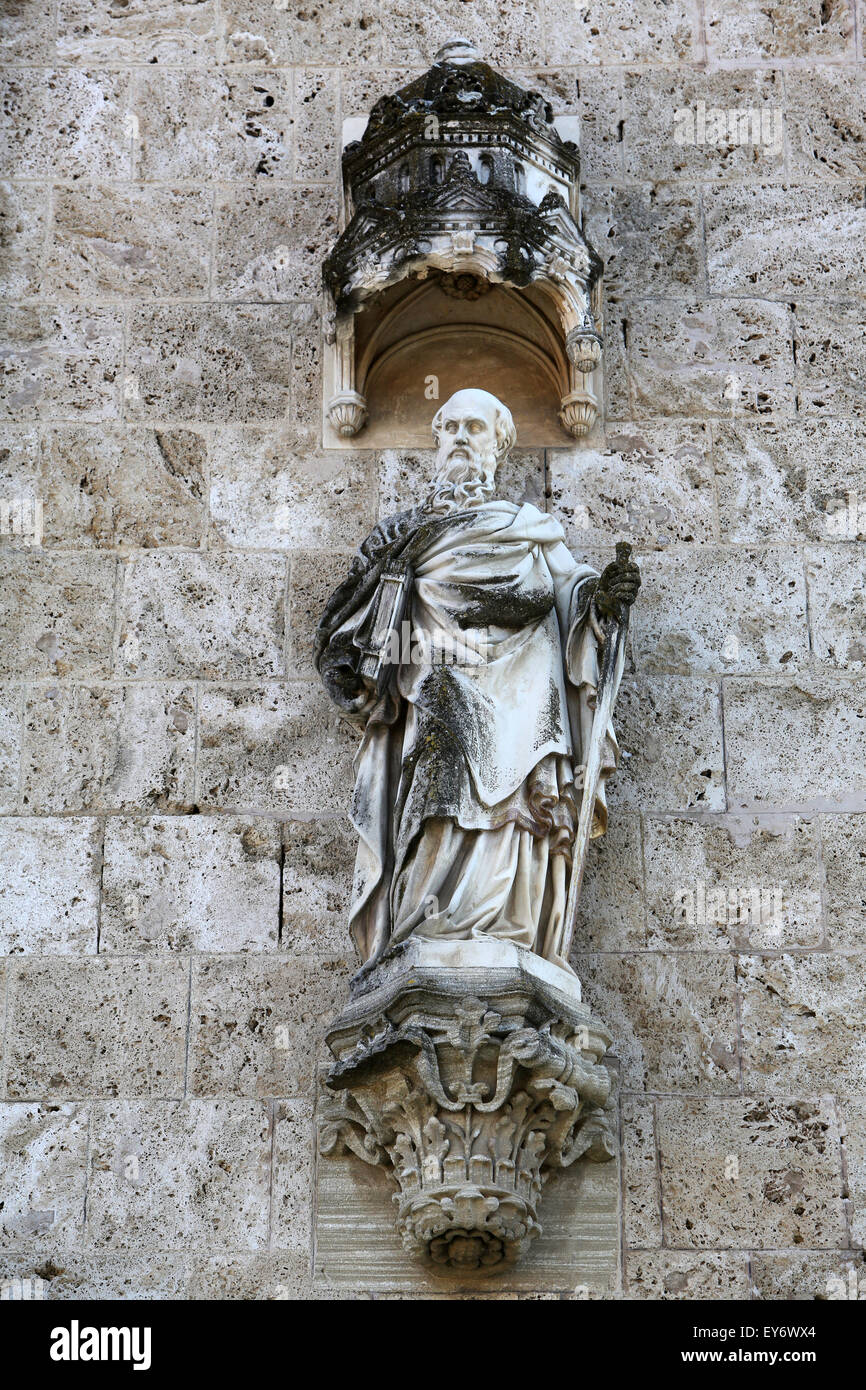 Saint Paul, Basilika Mariä Himmelfahrt der Jungfrau Maria in Marija Bistrica, Kroatien, am 26. Oktober 2013 Stockfoto