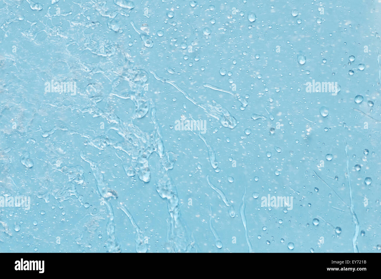 blaue azurblaues Wasser Hintergrund Textur Stockfoto