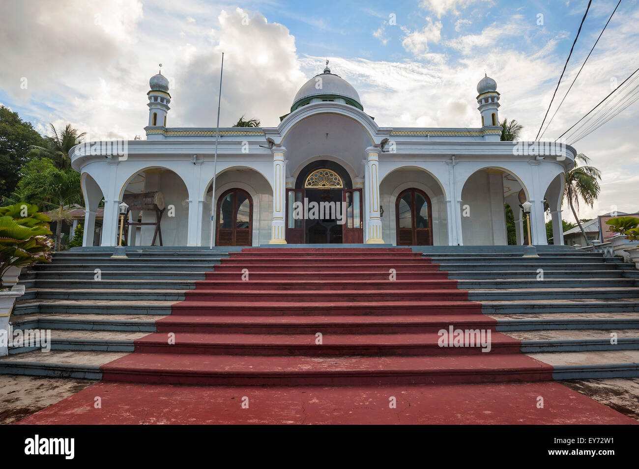 Moschee, Banda Neira, Banda-Inseln, Molukken, Indonesien Stockfoto