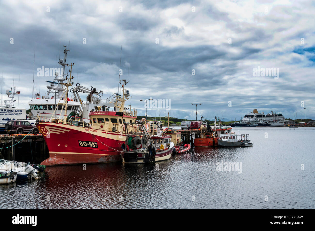 Killybegs Hafen Hafen, County Donegal, Irland Stockfoto