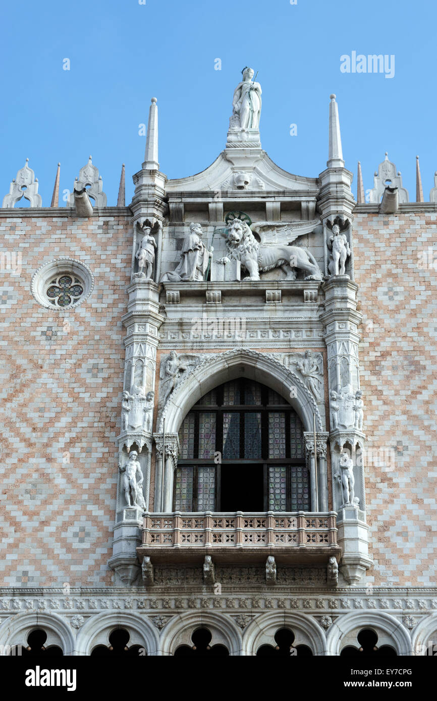 Teilansicht des Saint Marks Basilika Venedig Stockfoto