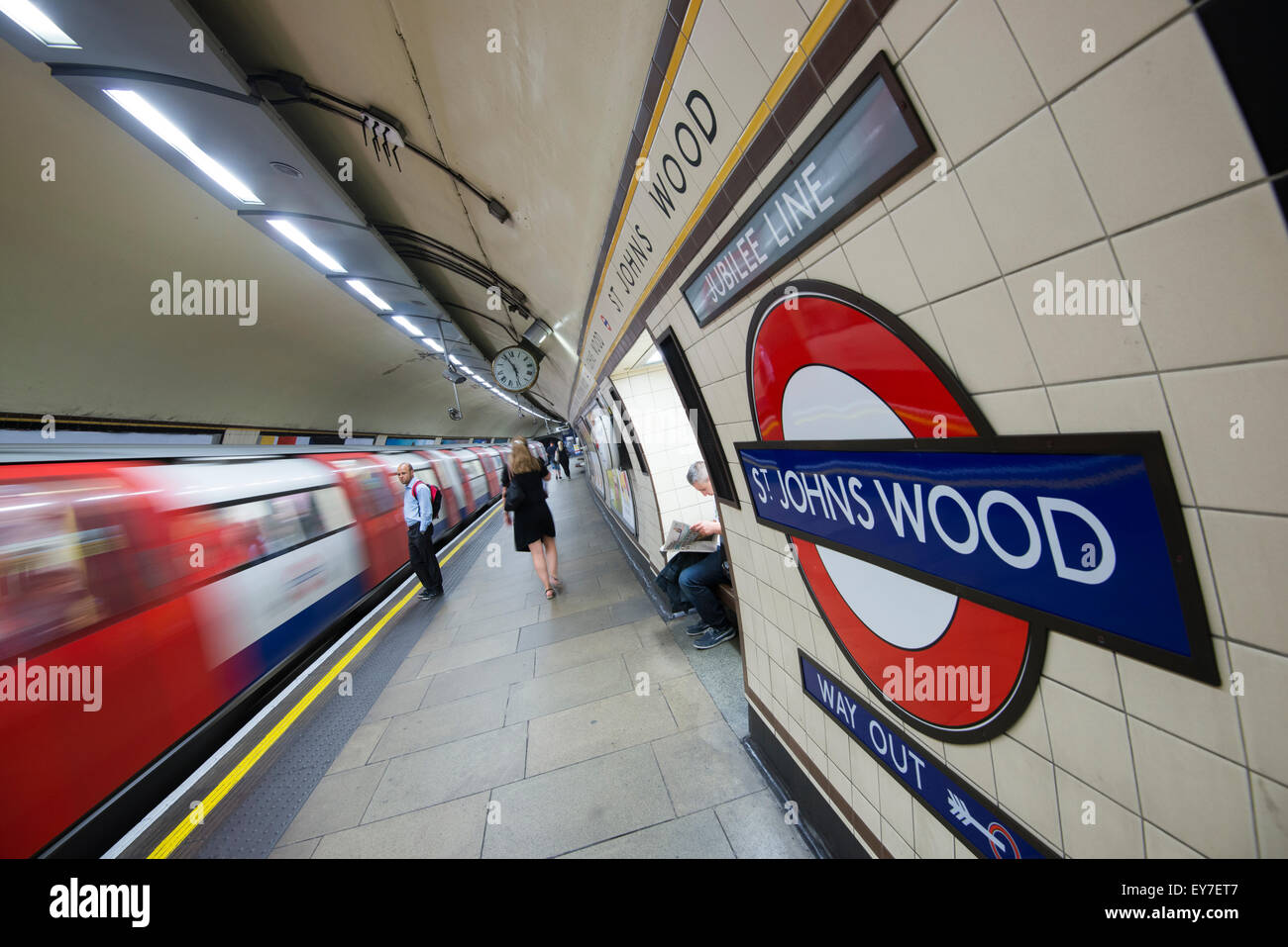 St Johns Wood-u-Bahnstation in London England UK Stockfoto