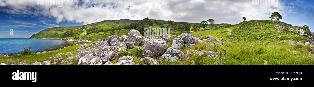 Murlough Bay, Ende des Sturms, Game of Thrones Stockfoto