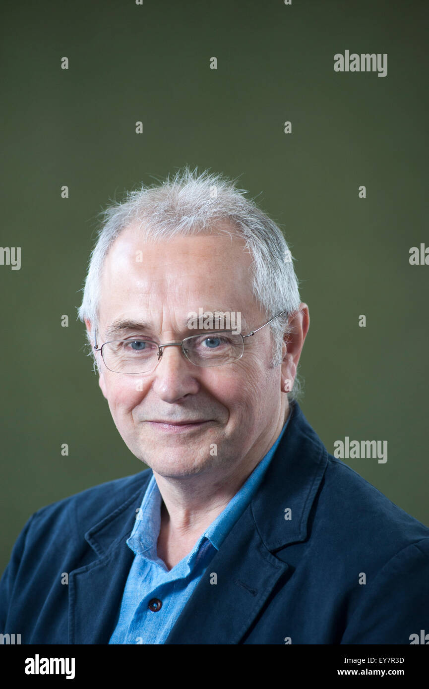 Andrew Whitley, führende Autorität auf Bio Backen und Fragen, die an das Edinburgh International Book Festival Stockfoto