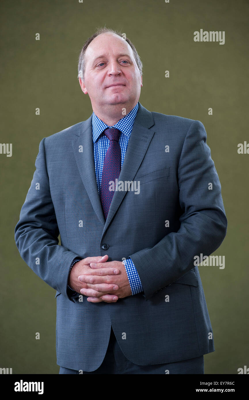 David Forsyth, senior Curator am National Museum of Scotland, erscheinen auf dem Edinburgh International Book Festival. Stockfoto