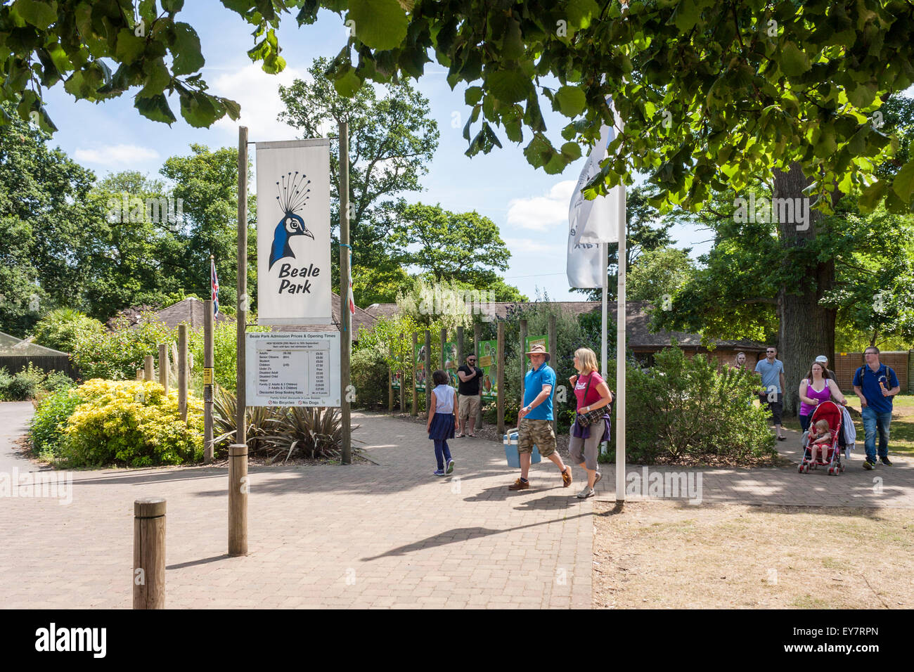 Beale Park, Wildlife Park und Gärten, Reading, Berkshire, England, GB, UK. Stockfoto