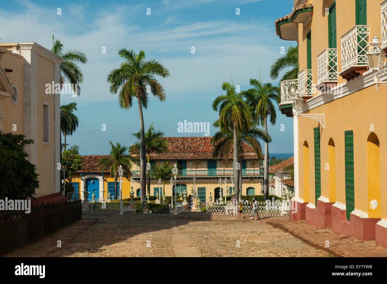 Plaza Major, Trinidad, Kuba Stockfoto