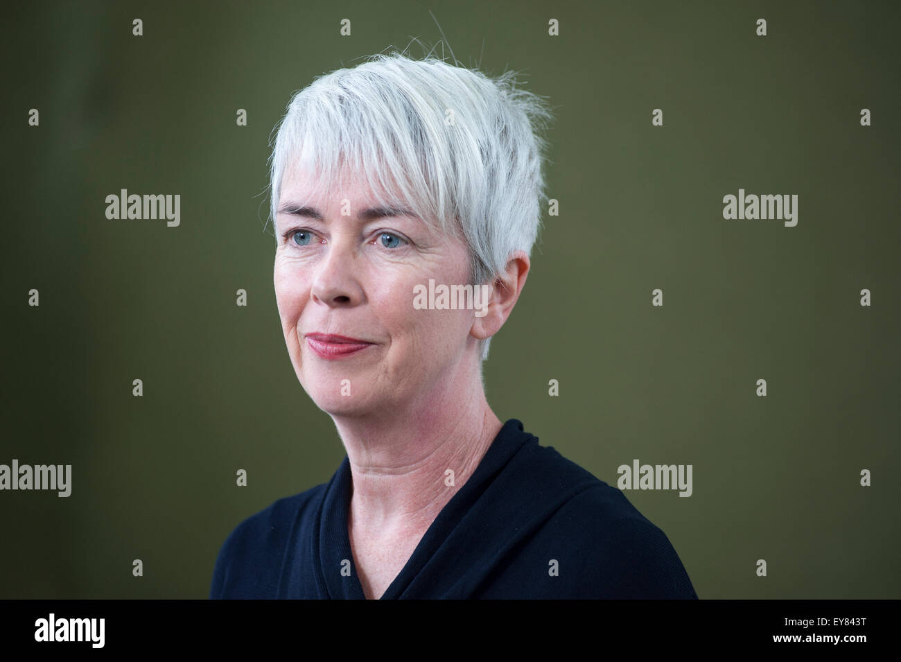 Schriftsteller Nicola White, auf dem Edinburgh International Book Festival 2014 erscheinen. Edinburgh, UK. Mittwoch, 13. August 2014 Stockfoto