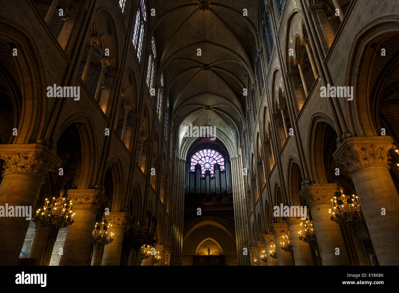 Kathedrale Notre-Dame. Paris. Frankreich. Europa Stockfoto