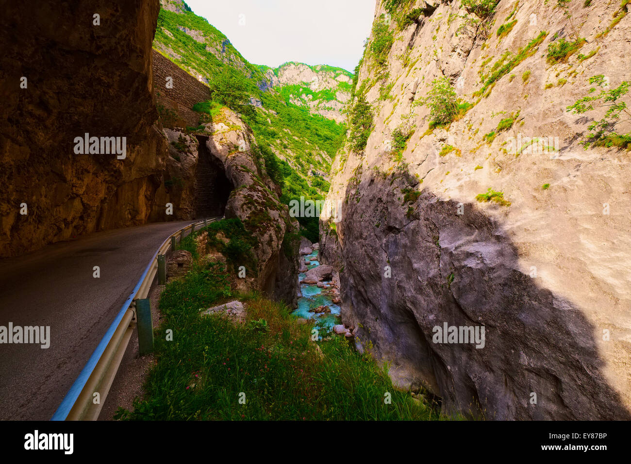 Rugova Tal Kosovo Stockfoto