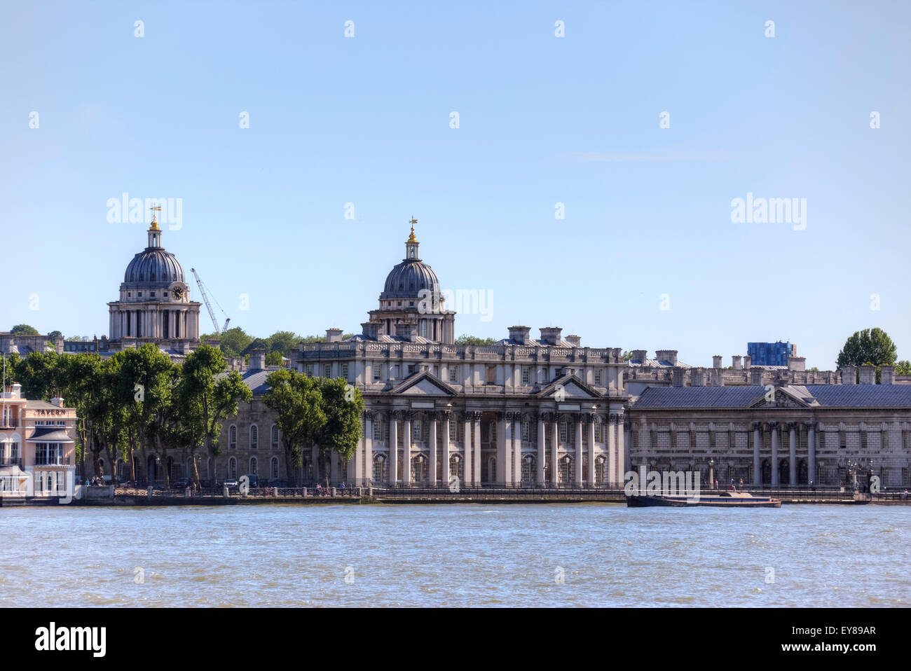 Royal Naval College in Greenwich, London, England, Vereinigtes Königreich Stockfoto