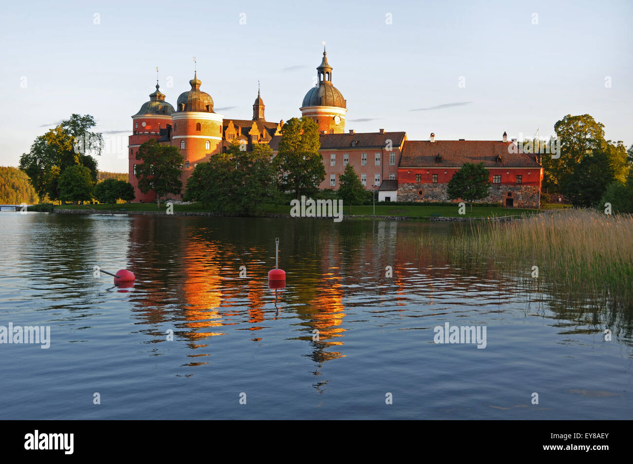 Das Schloss Gripsholm in der Nähe von See Mälaren in der Stadt Mariefred in Södermanland Provinz im Süden Mittelschweden Stockfoto