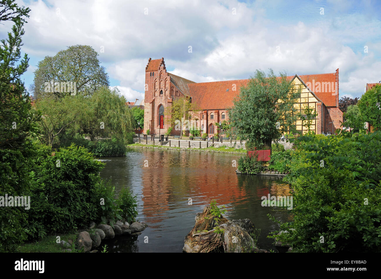 Ystad Abbey oder Franziskanerkloster in Ystad in Provinz wurde im Jahr 1267 gegründet. Stockfoto