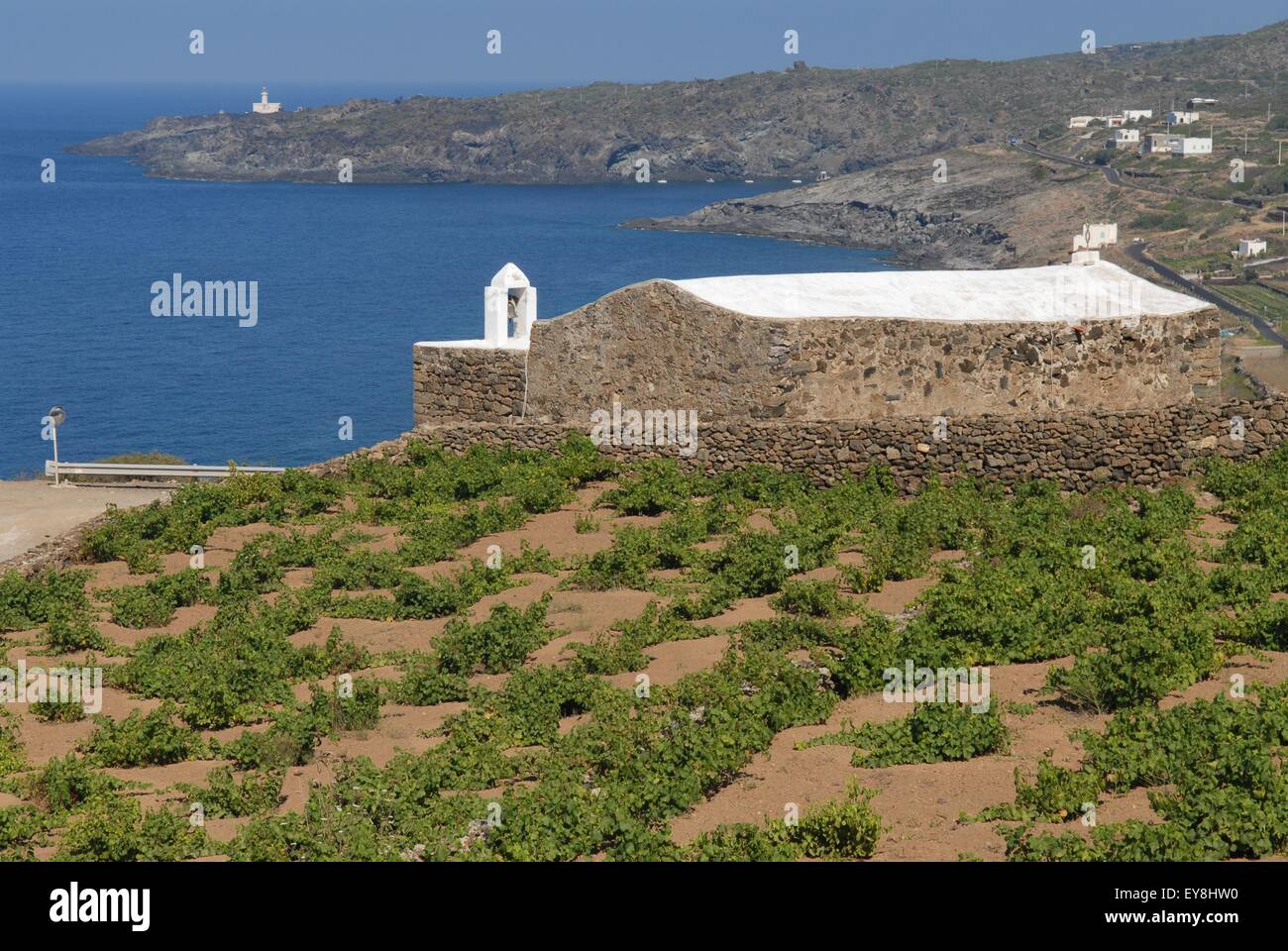 Insel Pantelleria (Sizilien, Italien), typische Haus genannt Dammuso Stockfoto