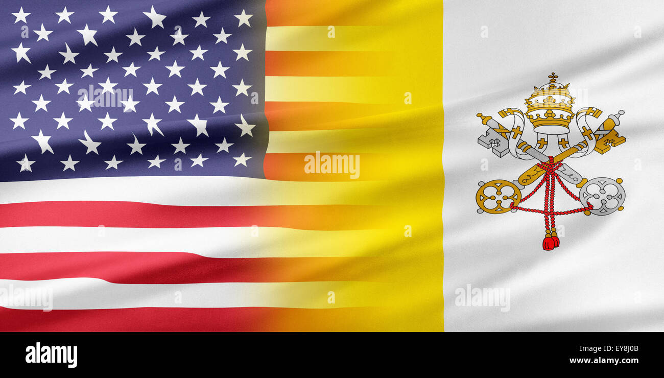 USA und Vatikan Stockfoto