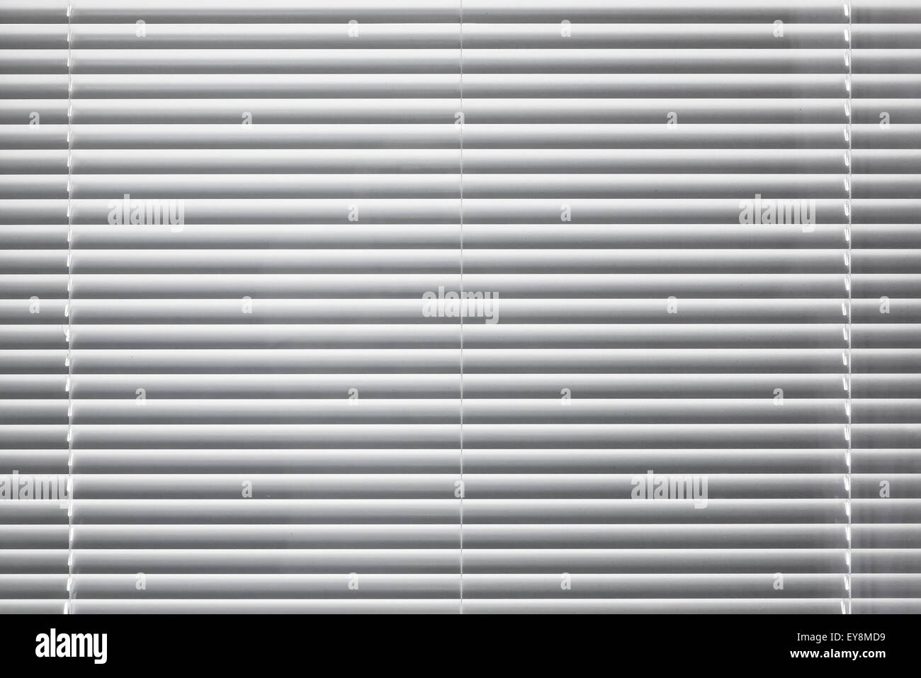 Moderne Fenstervorhänge weiße Hintergrundtextur Foto Stockfoto