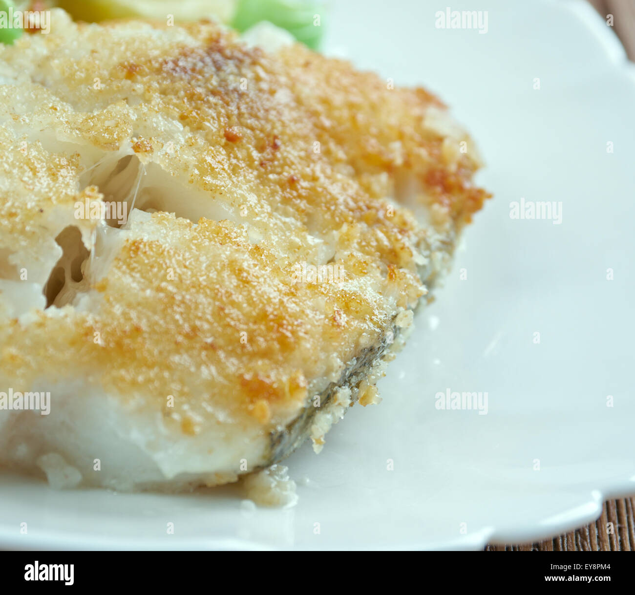 Carpe Frite - gebratener Karpfen. Französische Küche Stockfoto