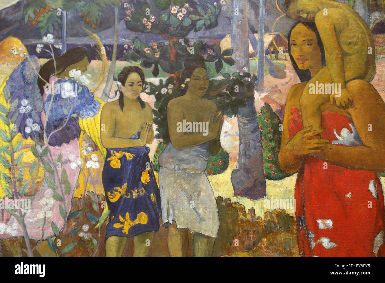 Paul Gauguin (1848-1903). Französischer Maler. IA Orana Maria (Gegrüßet seist du Maria), 1891. Öl auf Leinwand. Metropolitan Museum of Art. NY. USA. Stockfoto