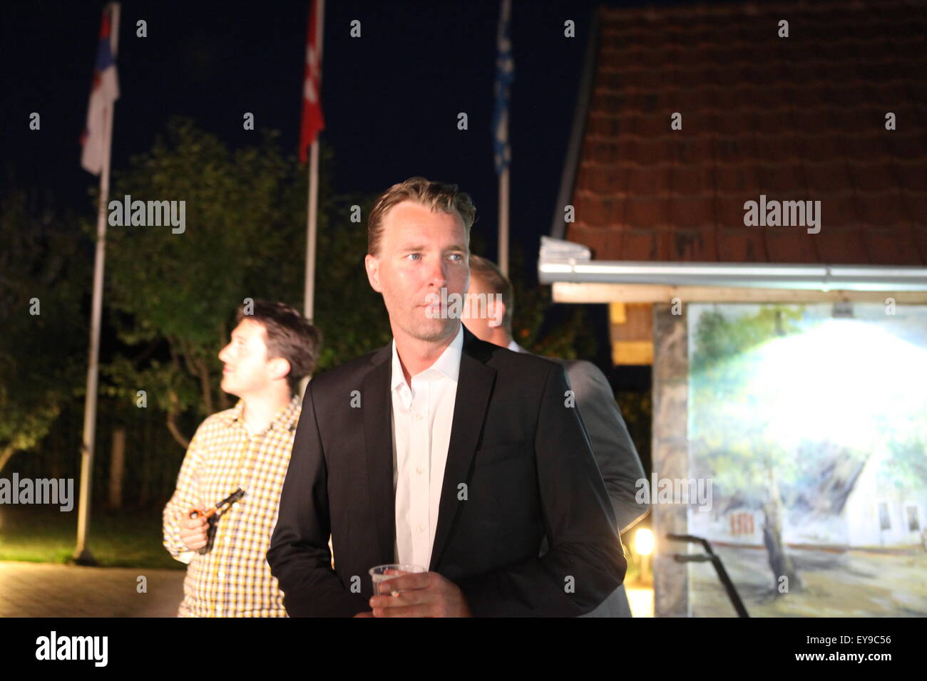 Kenneth Lillieholm, Gelände Betriebsleiter von LSA (Fernbusse Settlement Association) Stockfoto