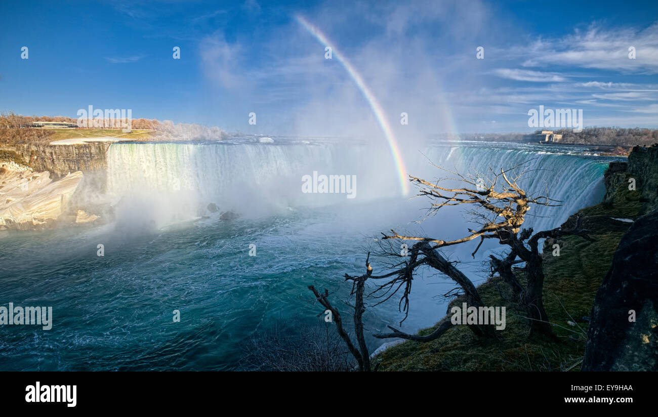 Hufeisen fällt Regenbogen, Niagara Stadt, Ontario, CA. Stockfoto