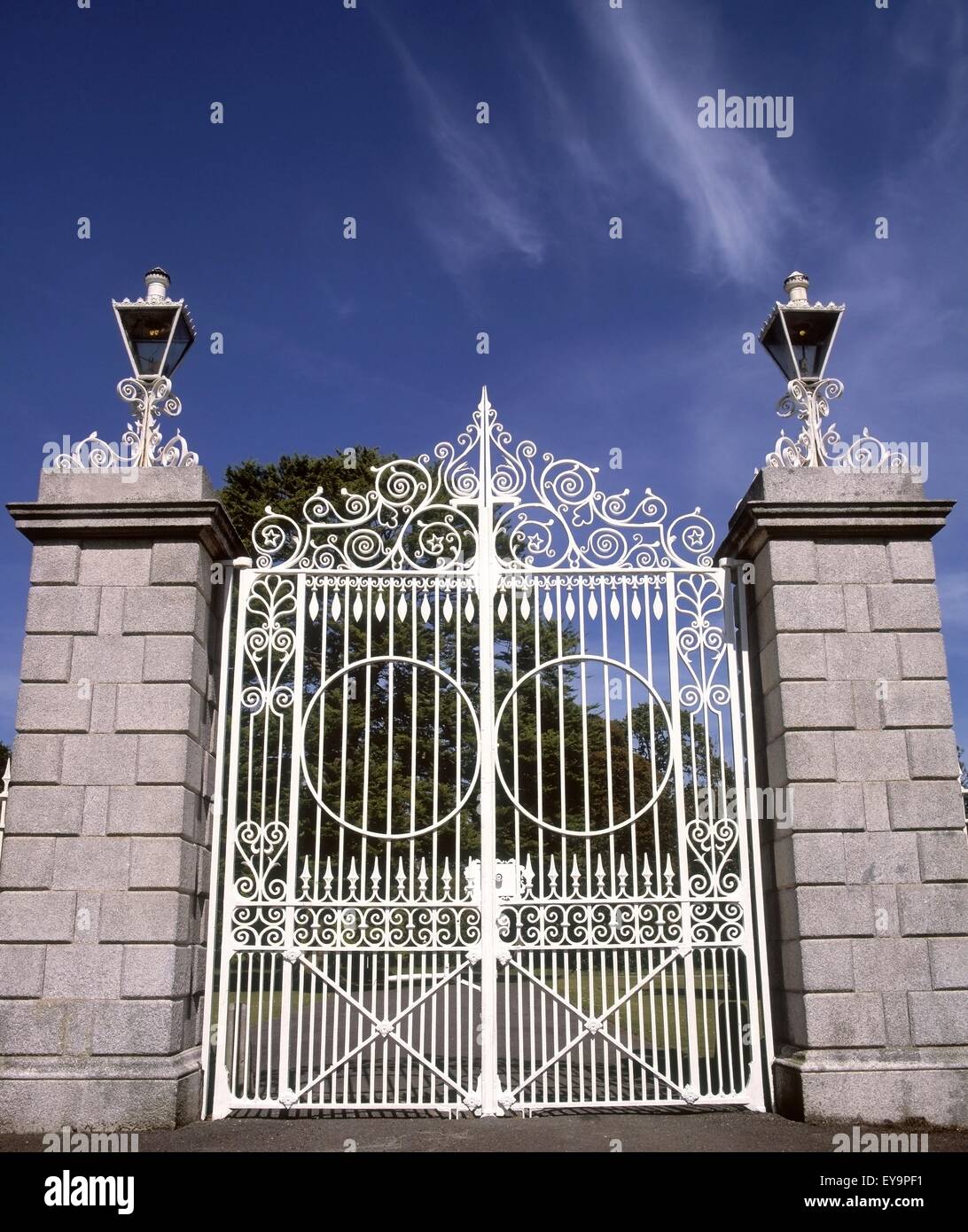 Aras ein Uachtarain, Phoenix Park, Dublin, Co. Dublin, Irland; Offizielle Residenz des Präsidenten von Irland Stockfoto