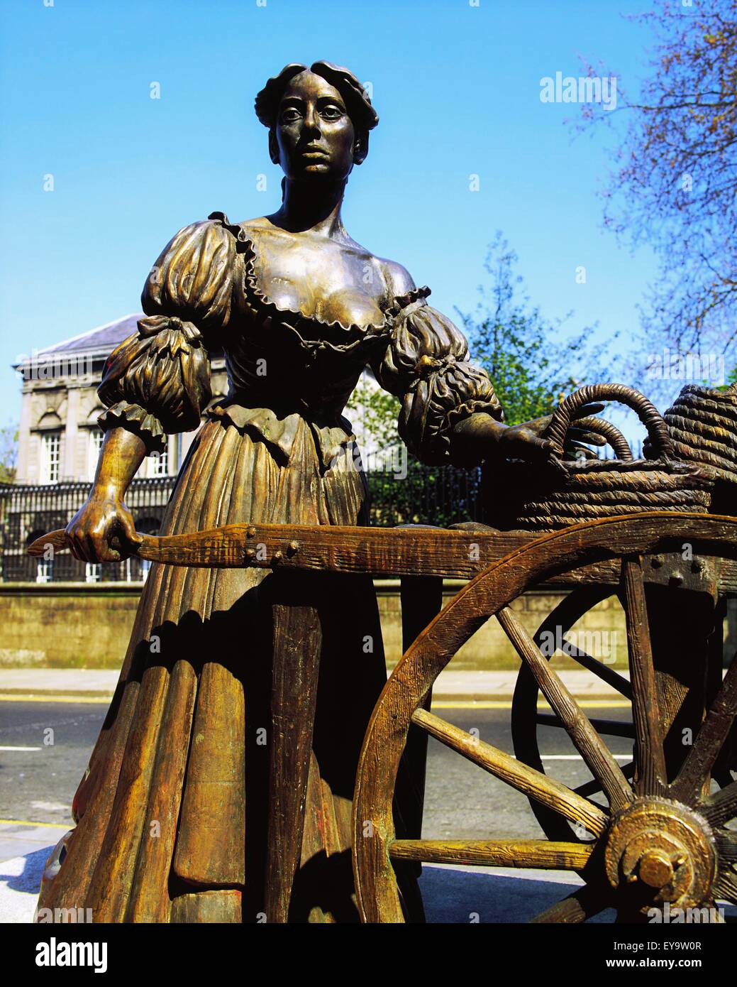 Grafton Street, Dublin, Co. Dublin, Irland; Skulptur von Molly Malone