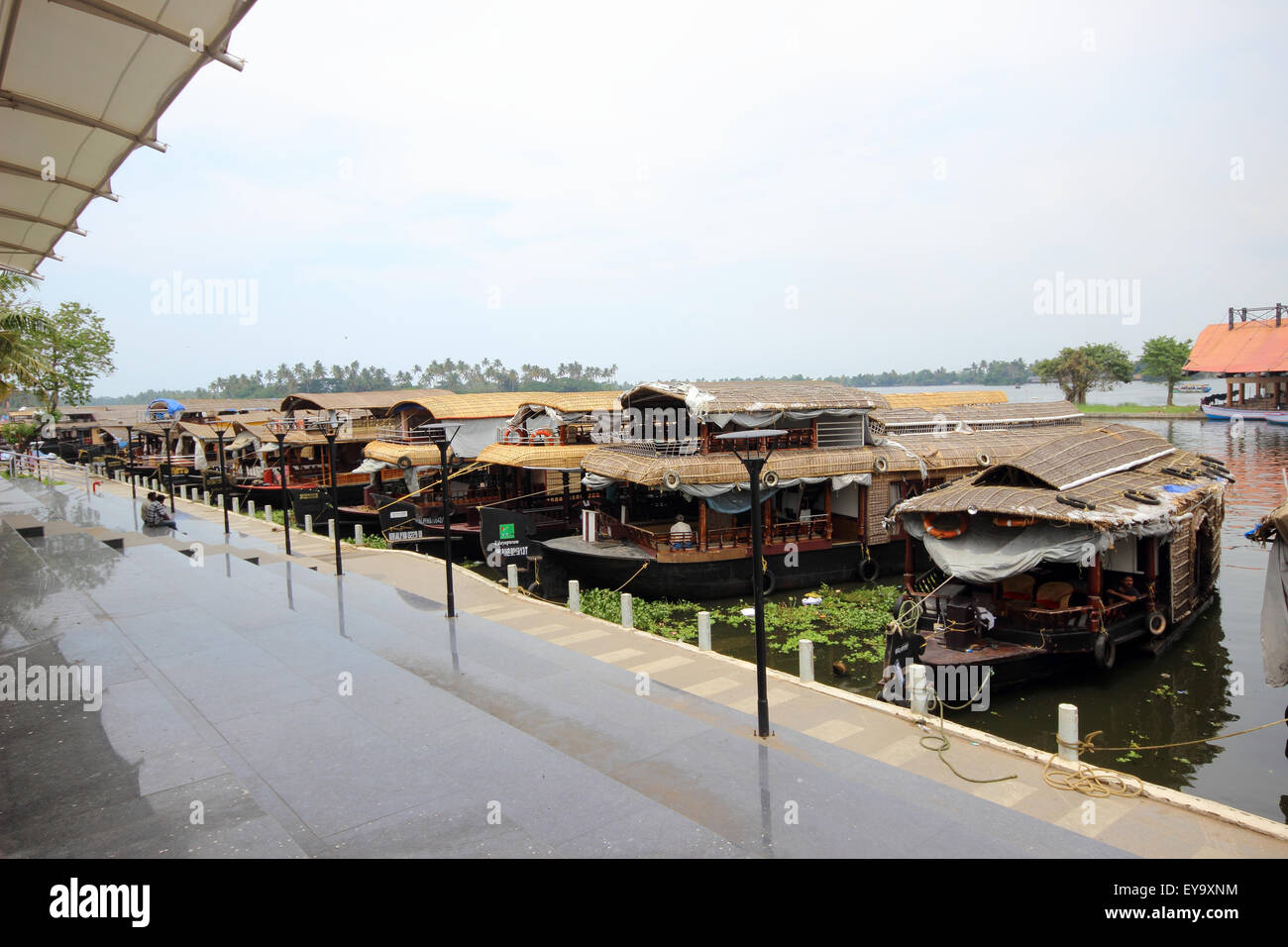 Punnamada See Alappuzha, Kerala, Indien Stockfoto