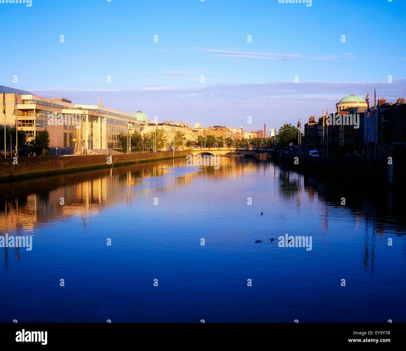 Fluß Liffey, Dublin, Co. Dublin, Irland Stockfoto