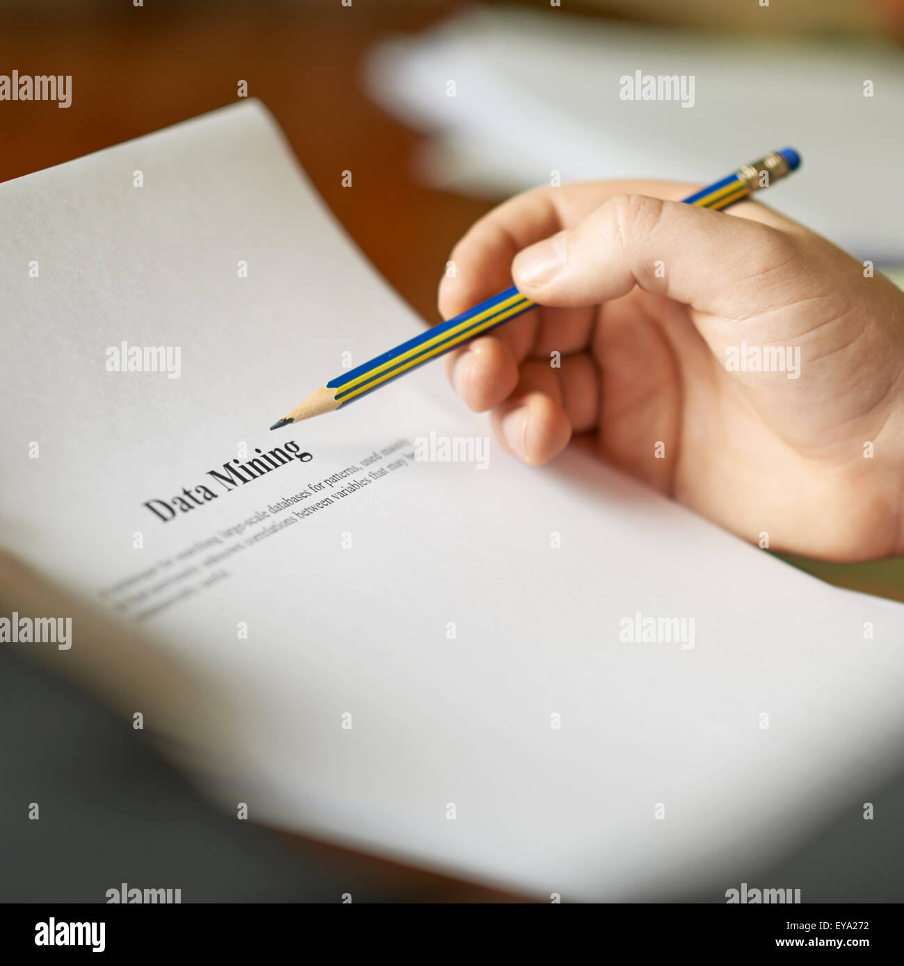 Data Mining Definition Zusammensetzung Stockfoto