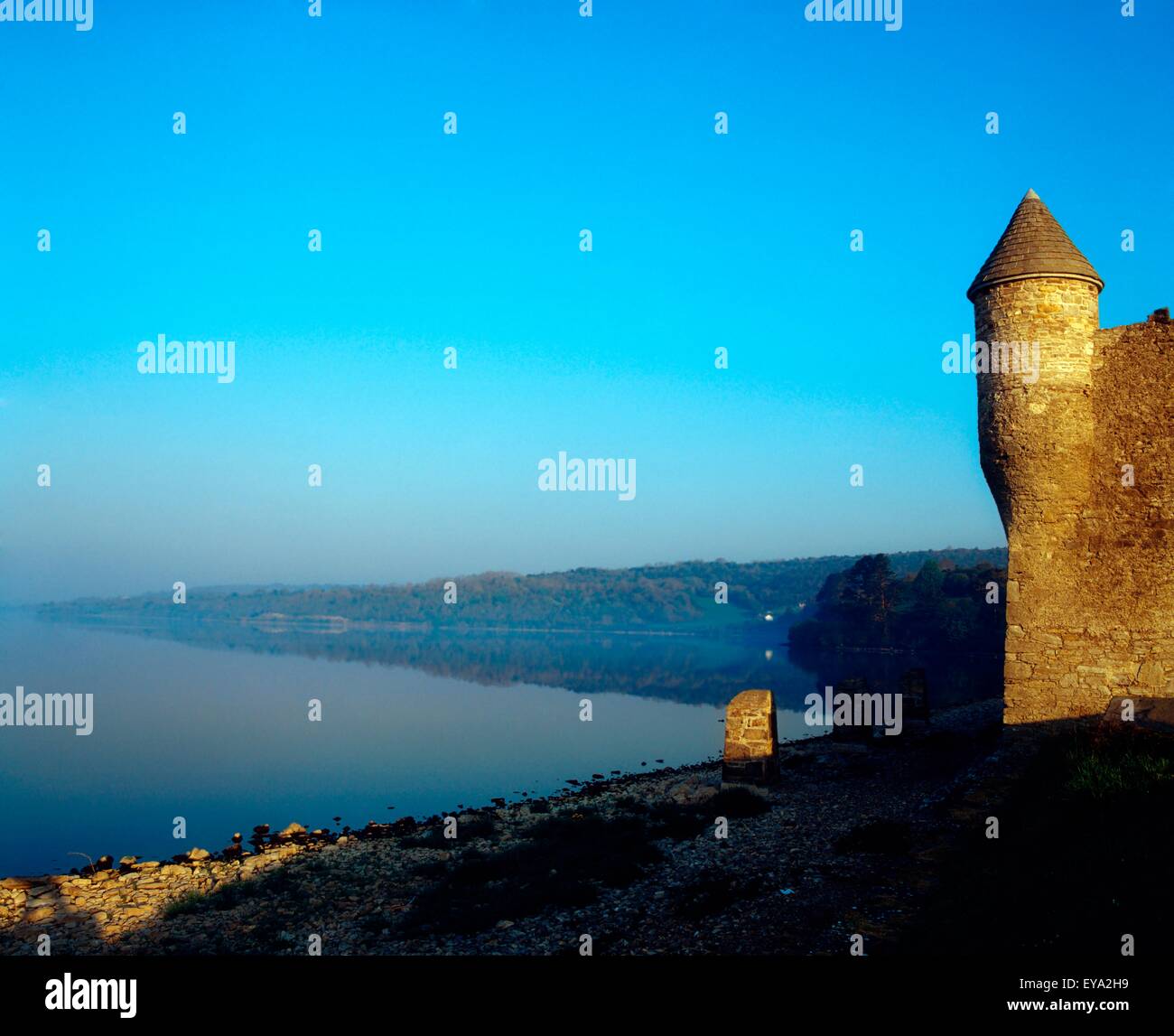 Co Leitrim, Parkes Burg, Lough Gill Stockfoto