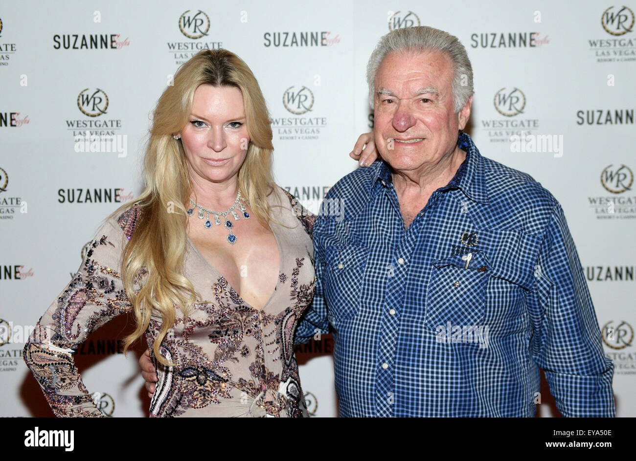 Suzanne brutzelt Eröffnung am Westgate Las Vegas Resort & Casino mit: Jackie Siegel, David Siegel Where: Las Vegas, Nevada, Vereinigte Staaten, wann: 23. Mai 2015 Stockfoto