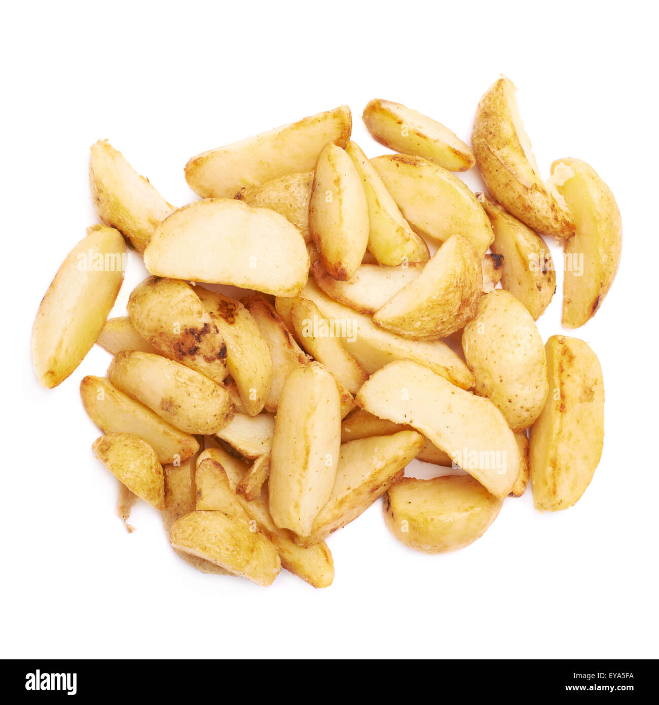 Haufen von mehreren Ofen gebacken Pommes chips Stockfoto