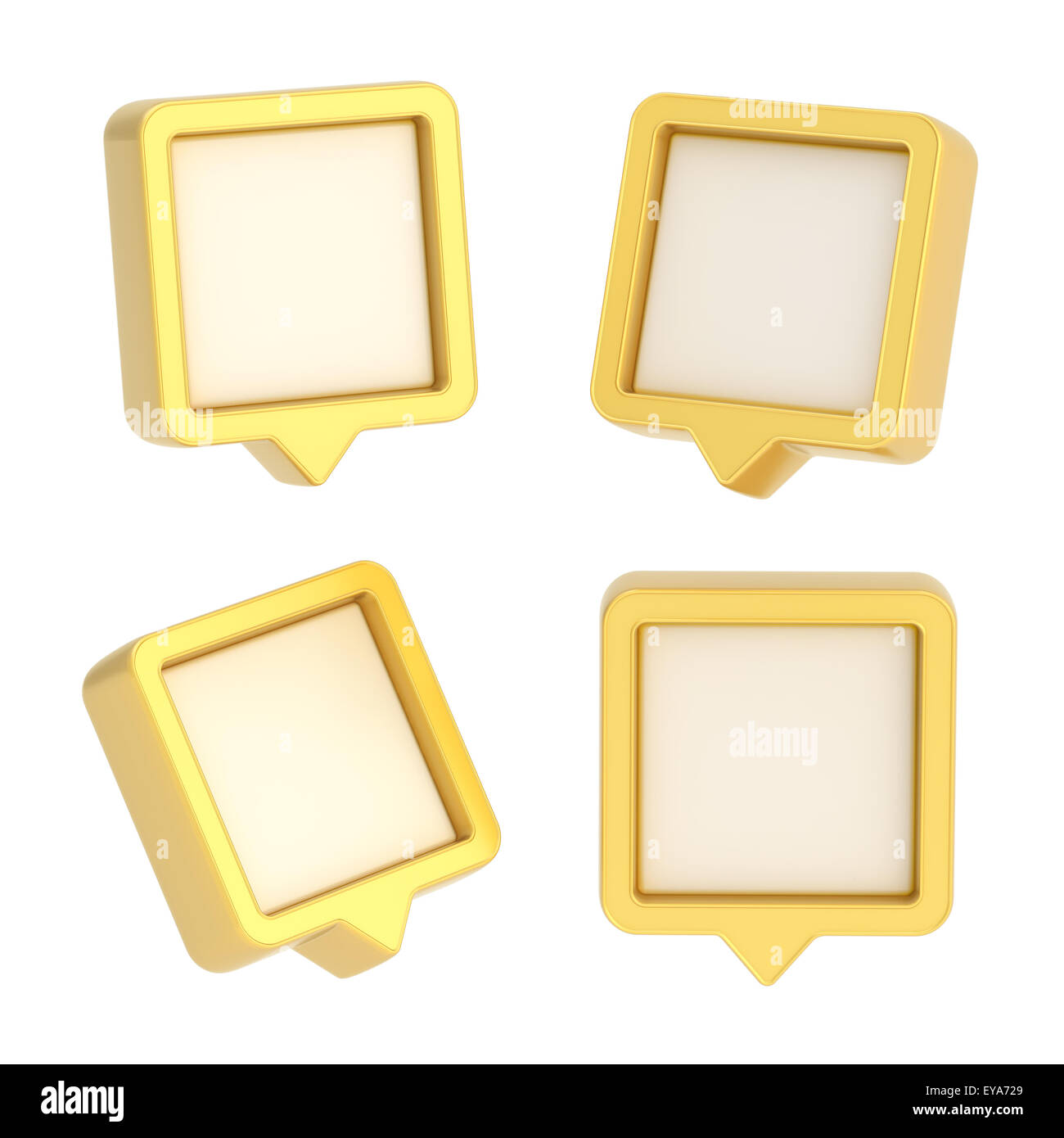 Geo-Tag-Button-Element isoliert Stockfoto