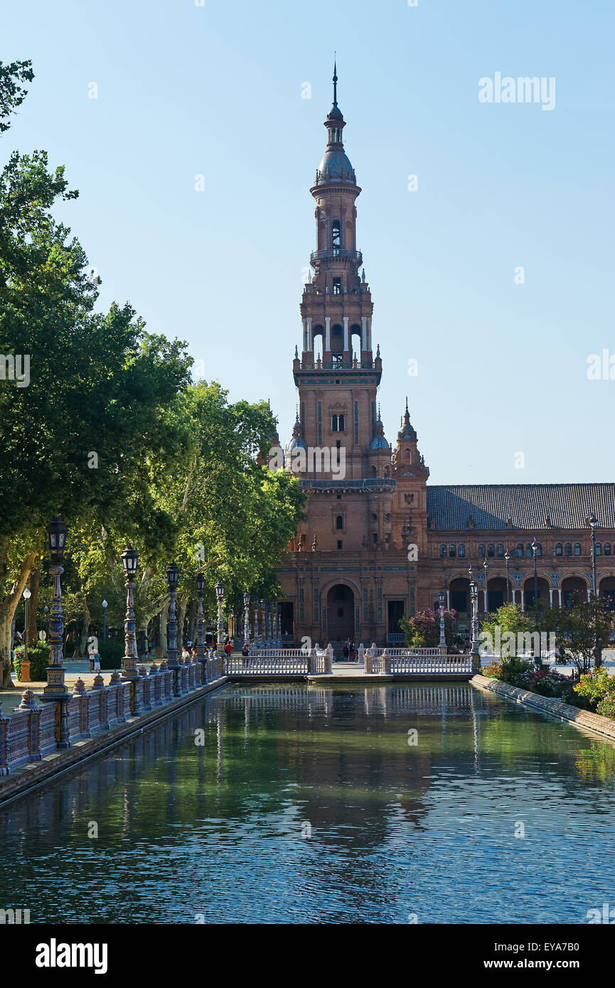 Sevilla, Spanien, Blick auf die spanische Treppe Stockfoto