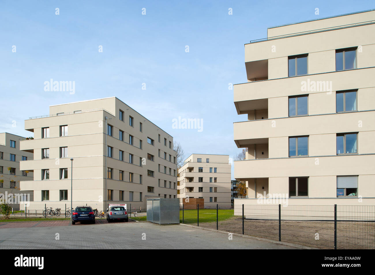 Berlin, Deutschland, Bau von Wohngebäuden des kooperativen Berolina in Berlin-Mitte Stockfoto