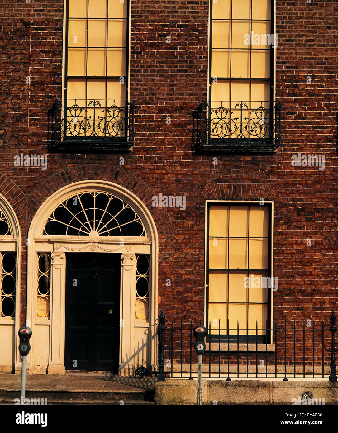 Nummer zwanzig neun Fitzwilliam Street, Dublin, Co. Dublin, Irland, 18. Jahrhundert georgischen Familie zu Hause Stockfoto