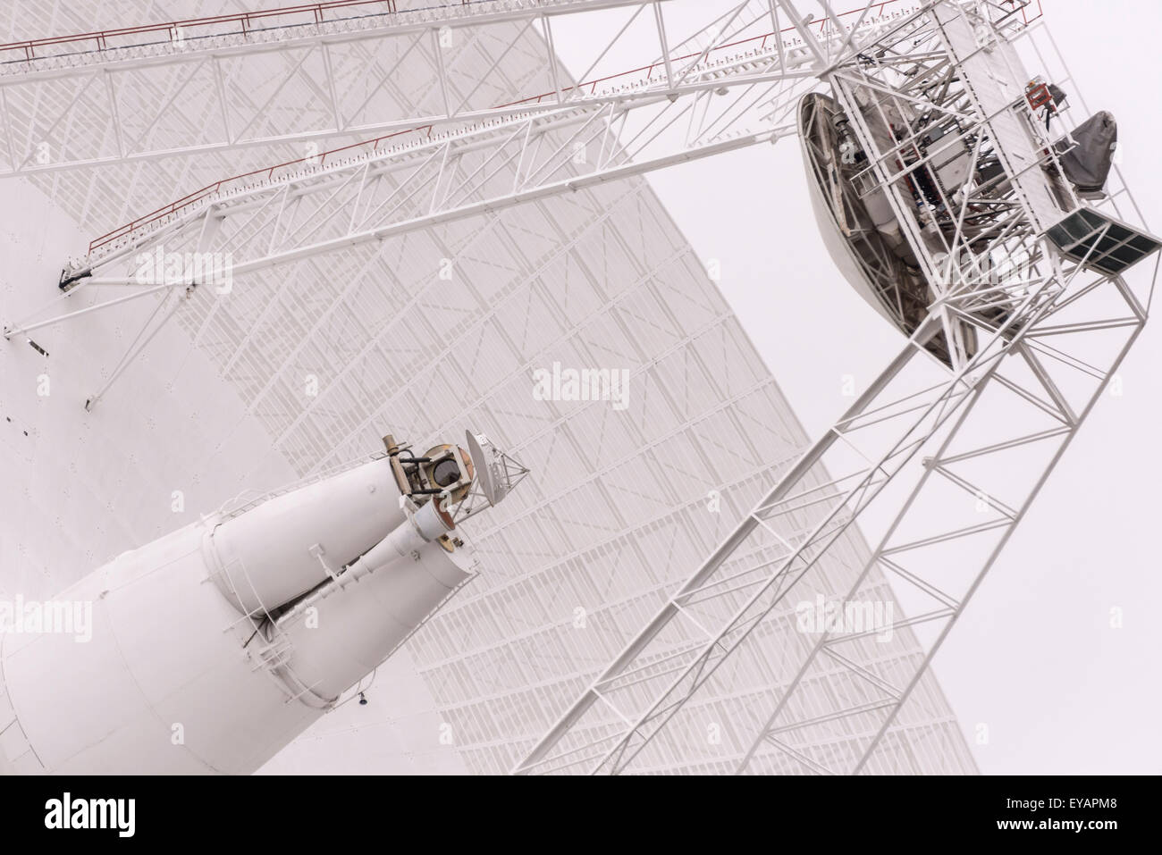 NASA und CSIRO Deep Space Radar Kommunikation station Canberra ACT Australien. auf den Tag neuen Horizonte Raum Handwerk nach Hause telefoniert. Stockfoto