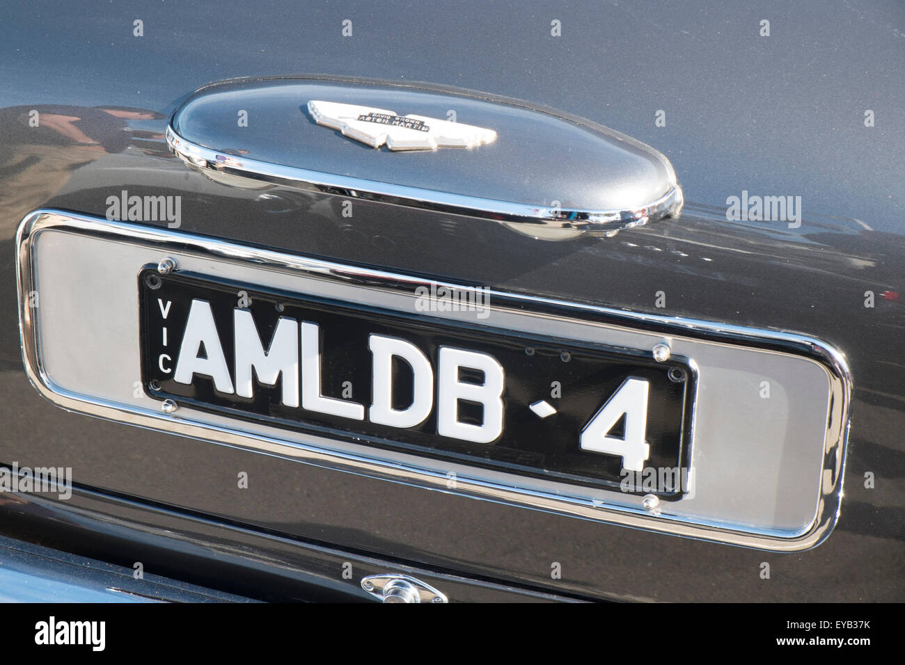 Sydney, Australien. 26. Juli 2015. 1962 Aston Martin DB4 Cabrio abgebildet. mit Aston Martin Lagonda David brown 4 Nummernschild Credit: model10/Alamy Live-Nachrichten Stockfoto