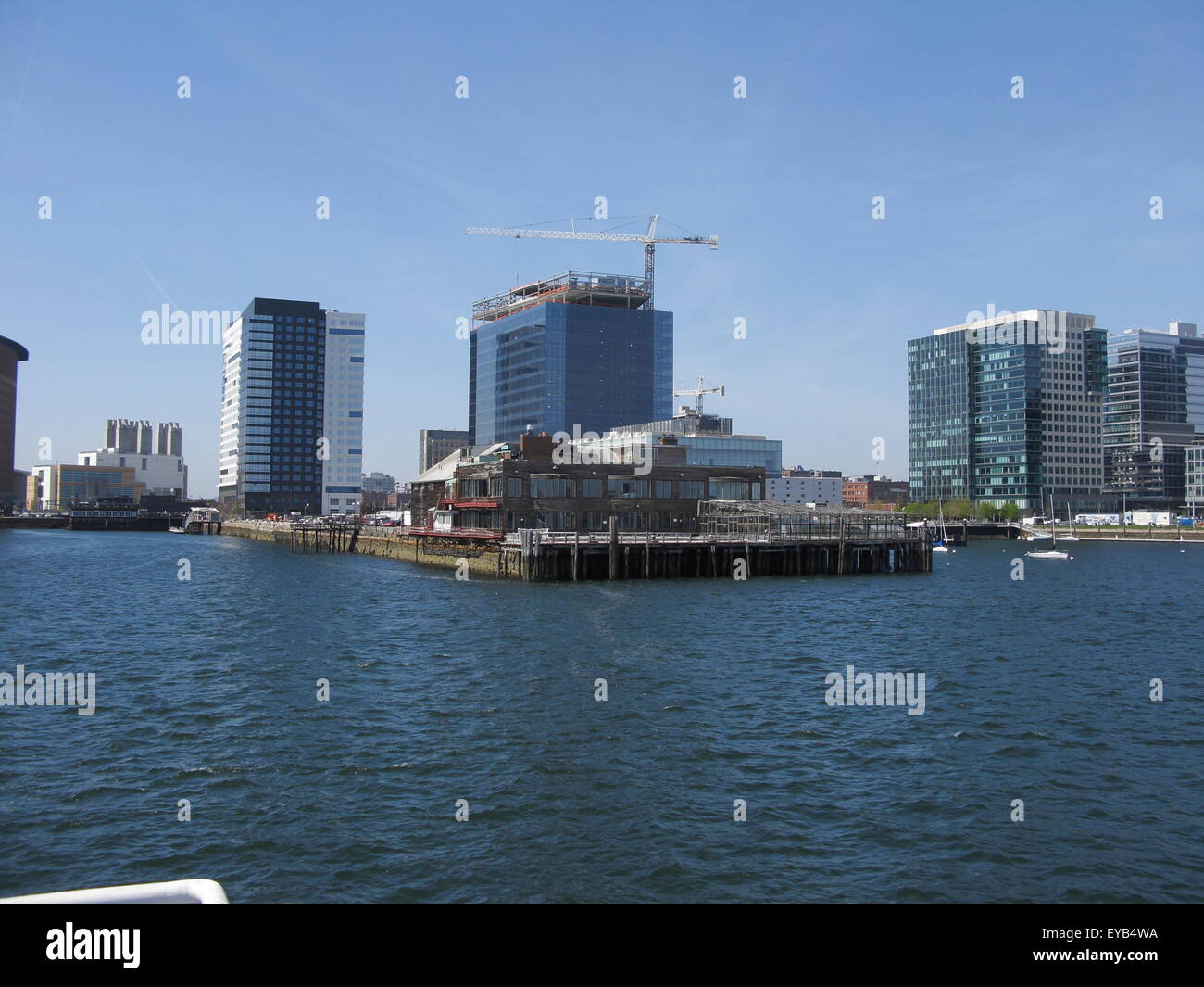 Institute of Contemporary Art, Boston, Massachusetts, aus dem Wasser Stockfoto