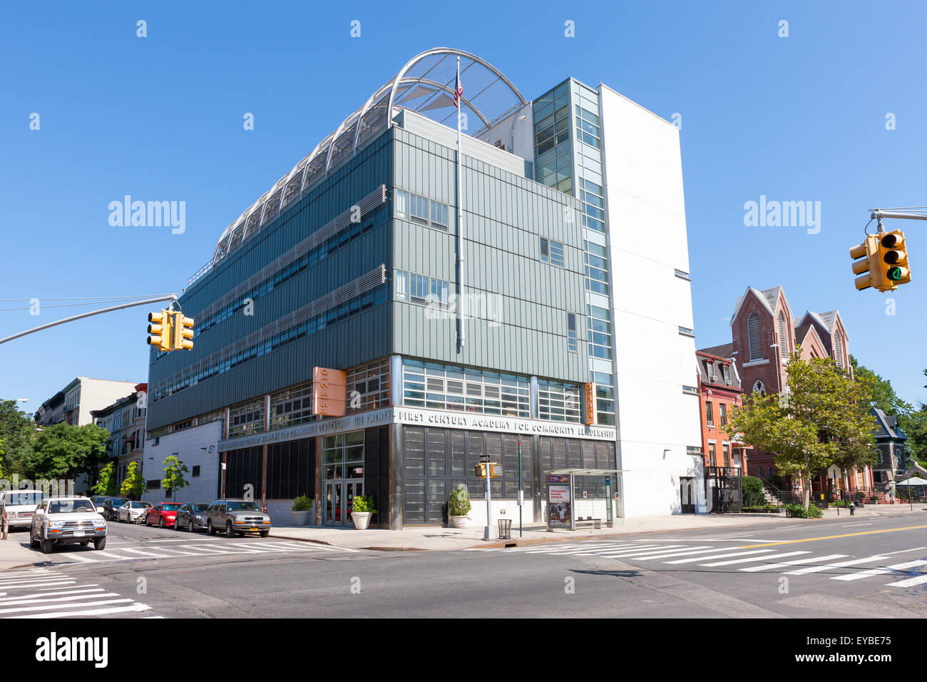 PS / 210 der Twenty-First Century Academy for Community Leadership in Hamilton Heights in New York City. Stockfoto