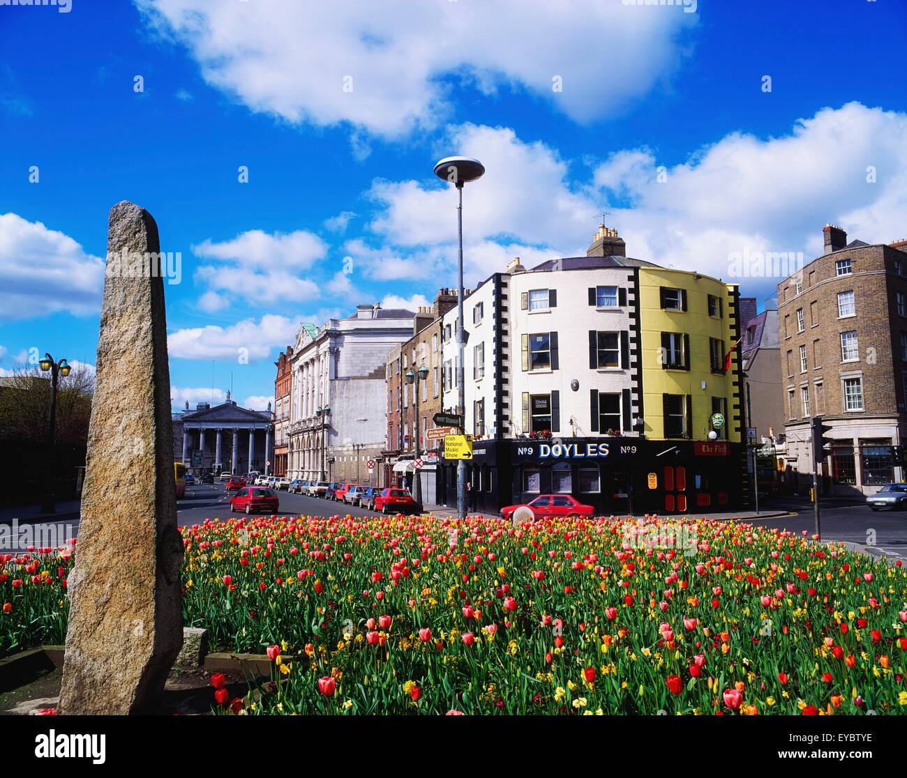 Dublin Straßenszenen, Fleet Street Stockfoto