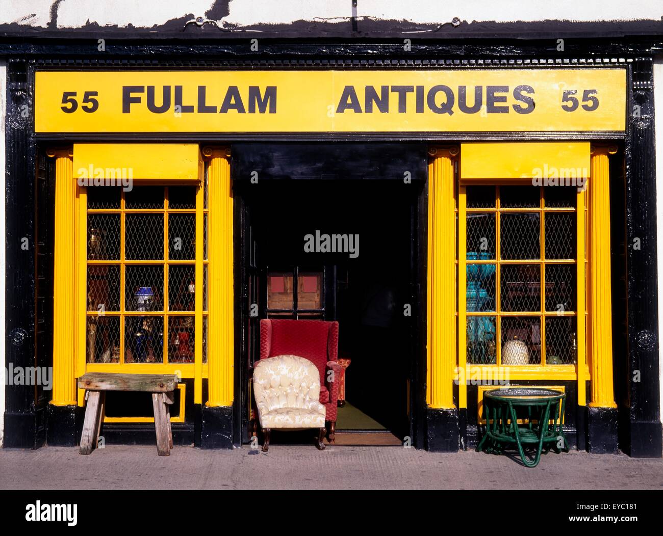 Fullam Antiquitäten, Francis Street, Dublin, Co. Dublin, Irland; Antique Shop Stockfoto